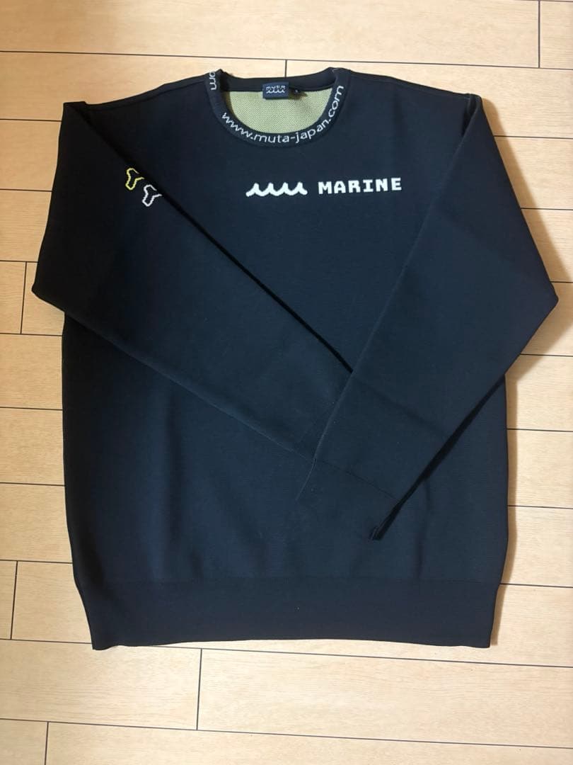 muta MARINE ムータマリン ジャガード クルーネックプルオーバー