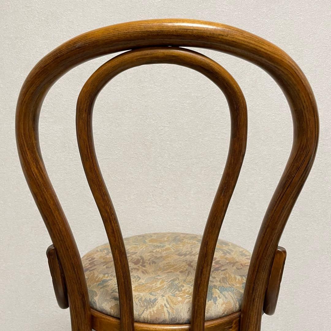 英国アンティーク調　① 無垢ベントウッドチェア 曲木　椅子　リビングチェア