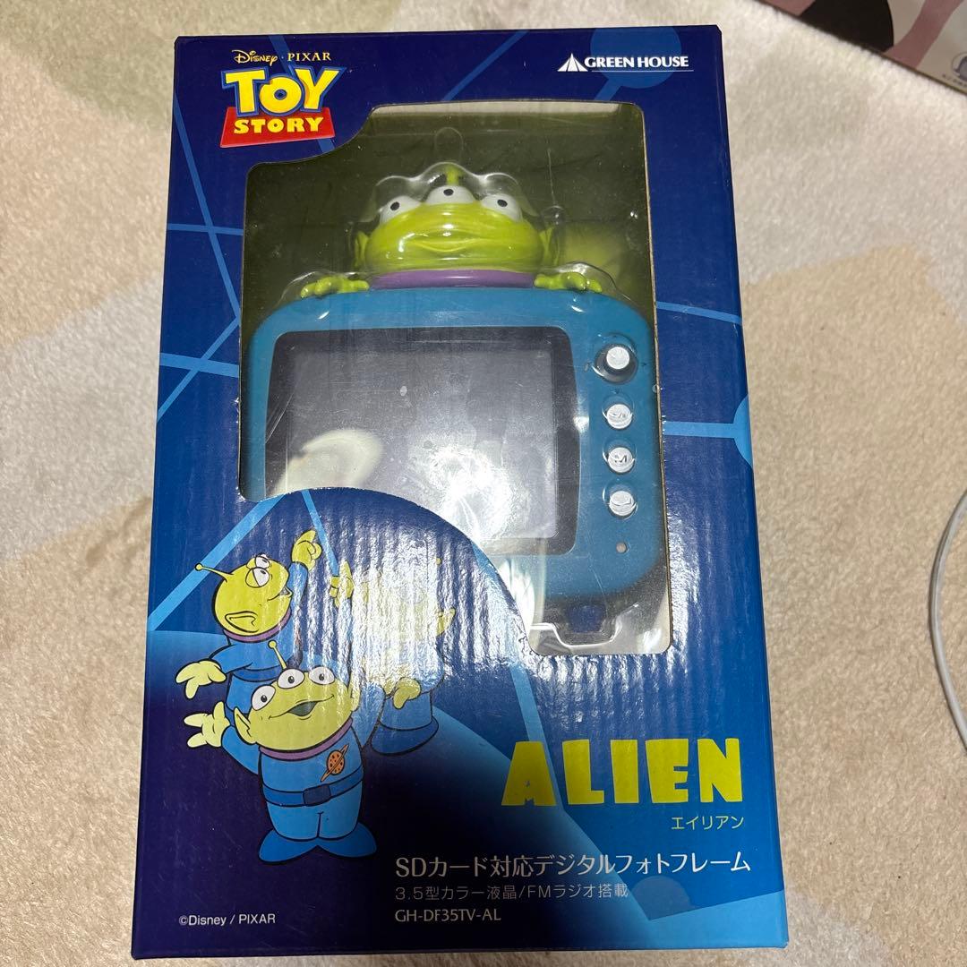 トイストーリー　リトルグリーンメン　デジタルフォトフレーム