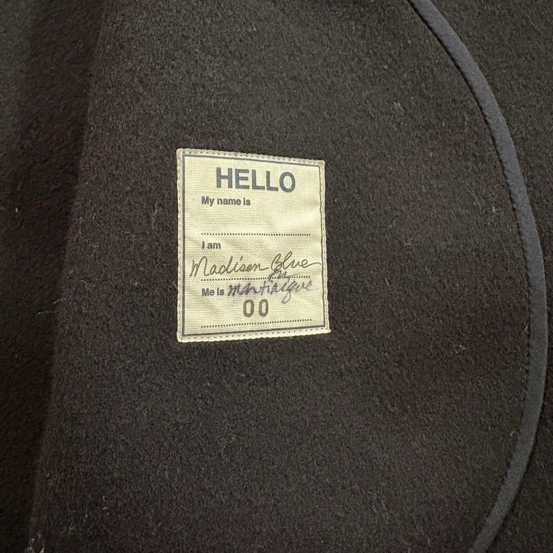 マディソンブルー　リバー　ショート　コート　ノーカラー　martinique