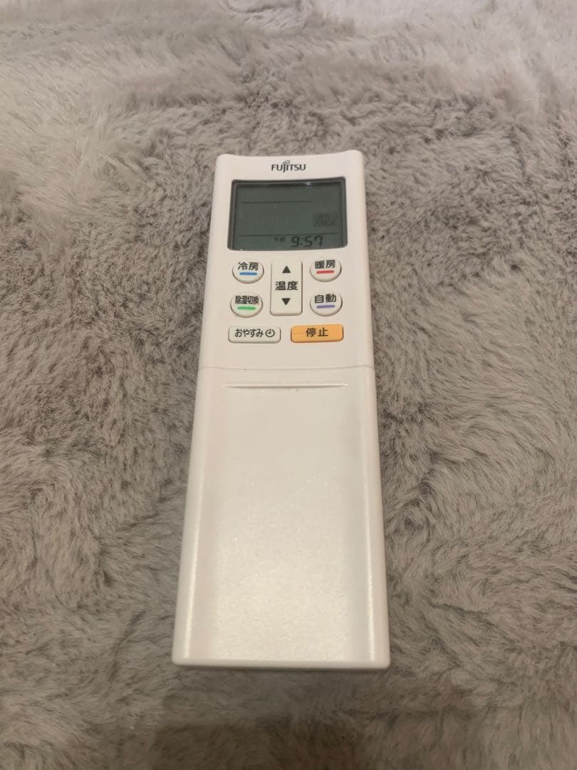 富士通　ルームエアコン　中古　室内機　6畳用　100V電源　リモコン付き