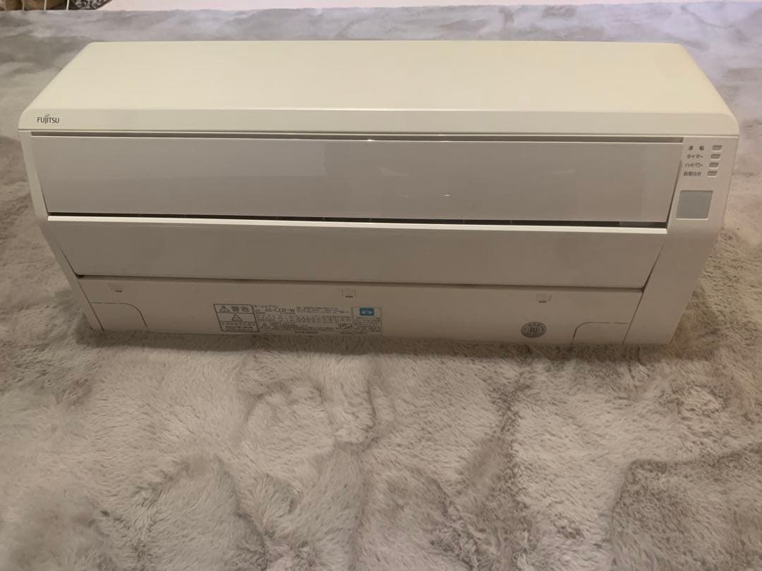 富士通　ルームエアコン　中古　室内機　6畳用　100V電源　リモコン付き