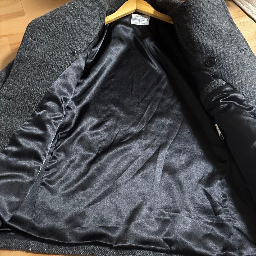 ゴリラGO！ STUDIO D’ARTISAN ウール ダブルピーコート