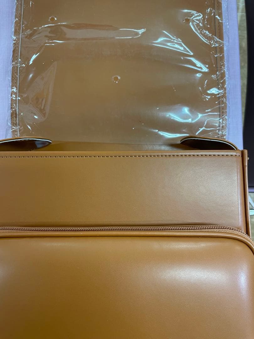 新品・未使用　男女兼用イオン３STYLEランドセル（キャメル色）