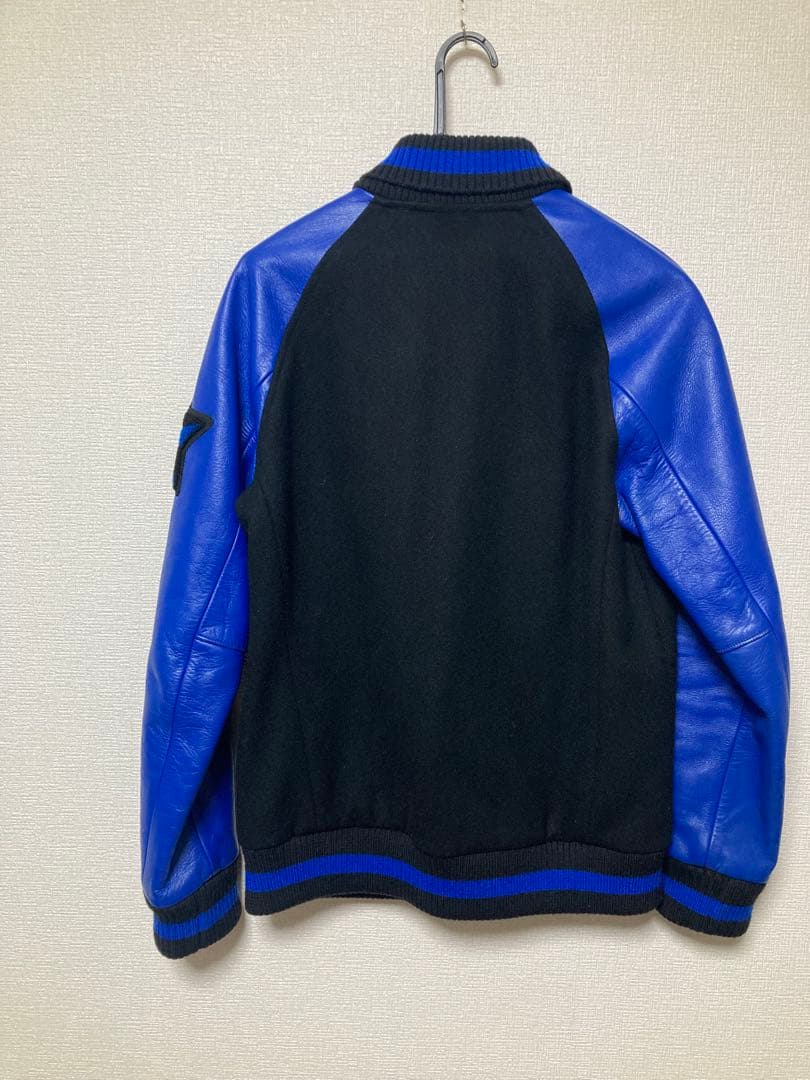 BEDWIN スタジャン　アワードジャケット　ベドウィン　青黒メルトン　野村訓市