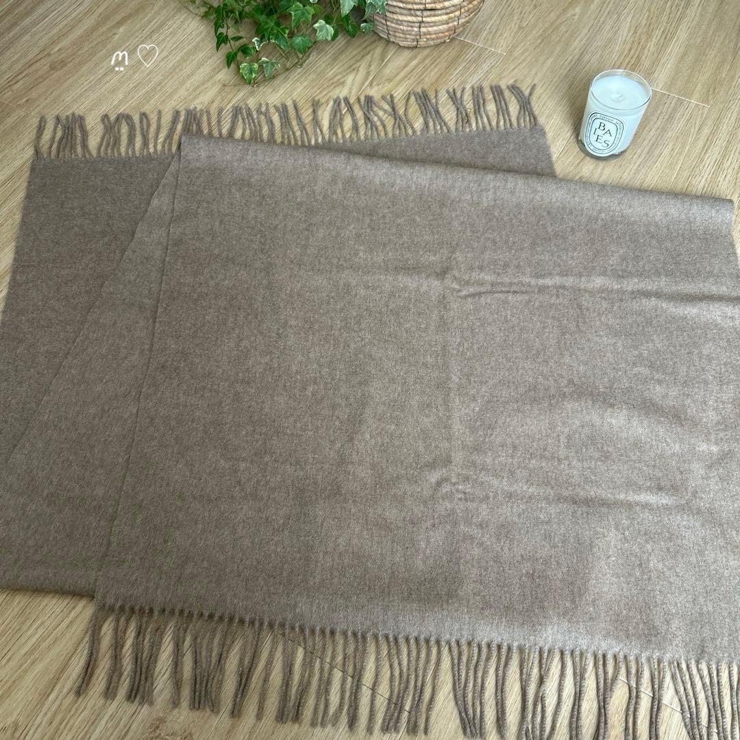 Johnstons　ジョンストンズオブエルガン　カシミヤ100%大判ストール