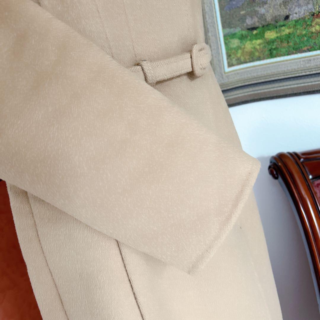 美品　VALENTINOヴァレンティノ ベルト付　ロング　コート キャメル