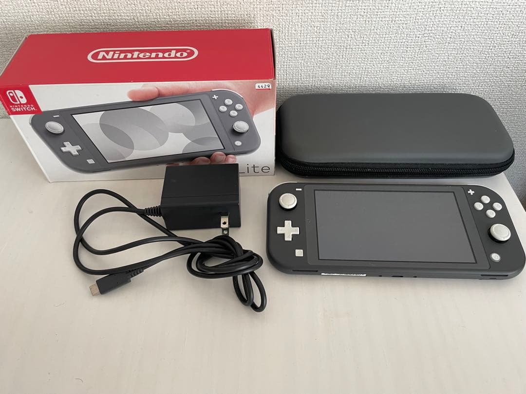 Nintendo Switch Lite 本体 + 充電器 + ケース