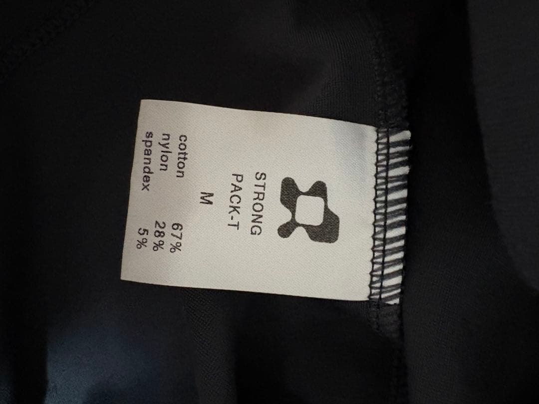 Mサイズ　STRONG PACK TEE SHORT (GREY) 短丈Tシャツ