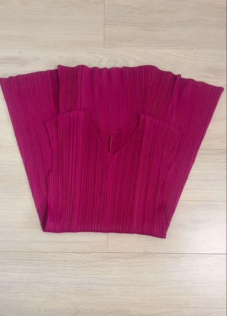 プリーツ ノースリーブ チュニック