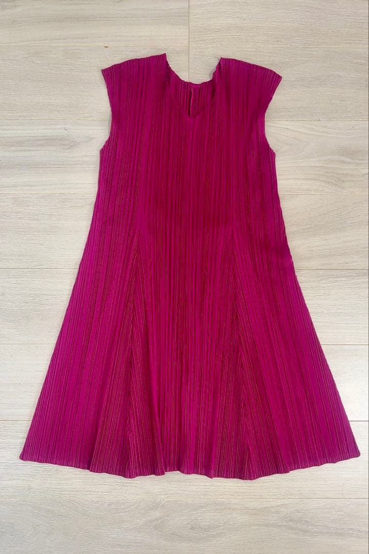 プリーツ ノースリーブ チュニック