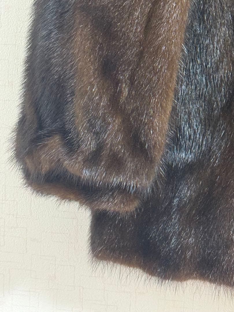 ダークミンクハーフコート