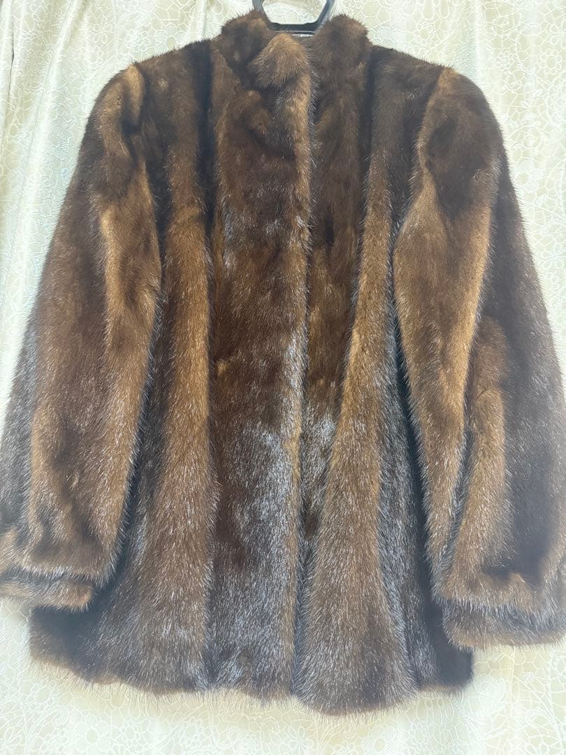 ダークミンクハーフコート