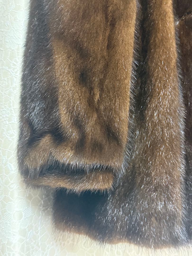 ダークミンクハーフコート