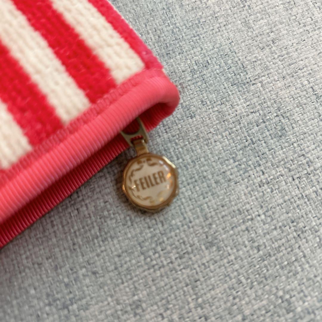 【美品】FEILER（フェイラー）ハイジ柄　母子手帳ケース ピンク