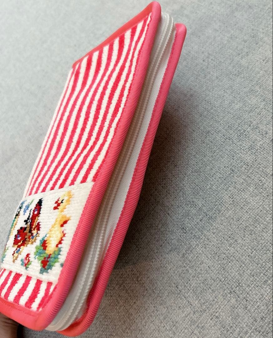 【美品】FEILER（フェイラー）ハイジ柄　母子手帳ケース ピンク