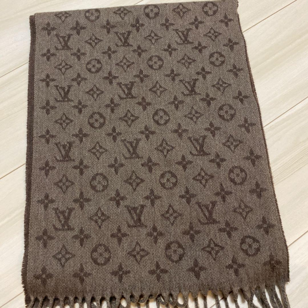 ルイヴィトン　マフラー　モノグラム　グラデーション