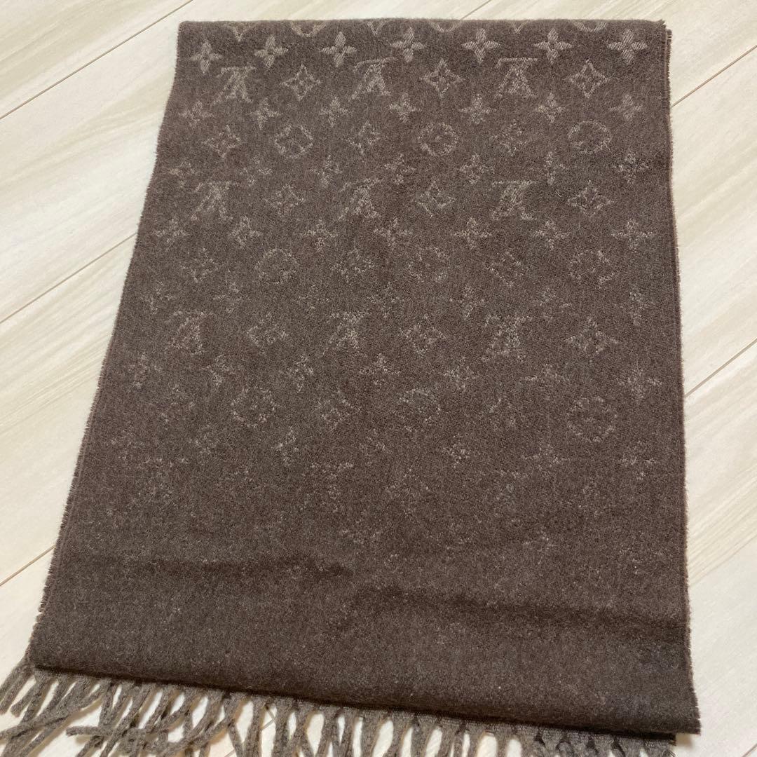 ルイヴィトン　マフラー　モノグラム　グラデーション