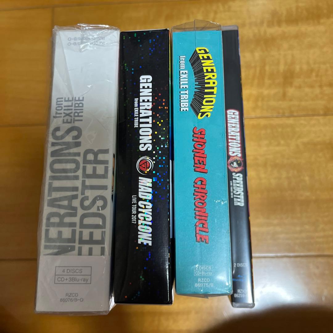 値下げジェネレーションズDVD4枚セット