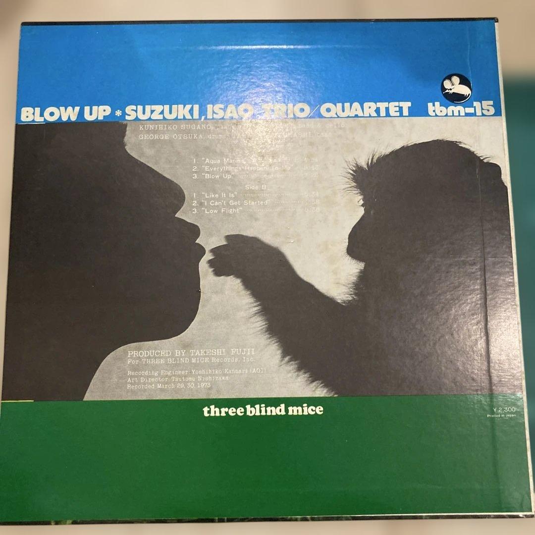 オリジナル盤！　TBM-15　BLOW UP 鈴木勲トリオ・カルテット