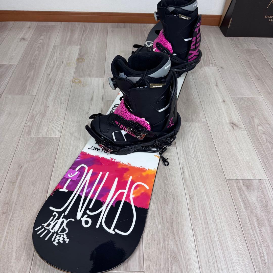 専用HEAD スノーボードセット 138cm ブーツ 24cm