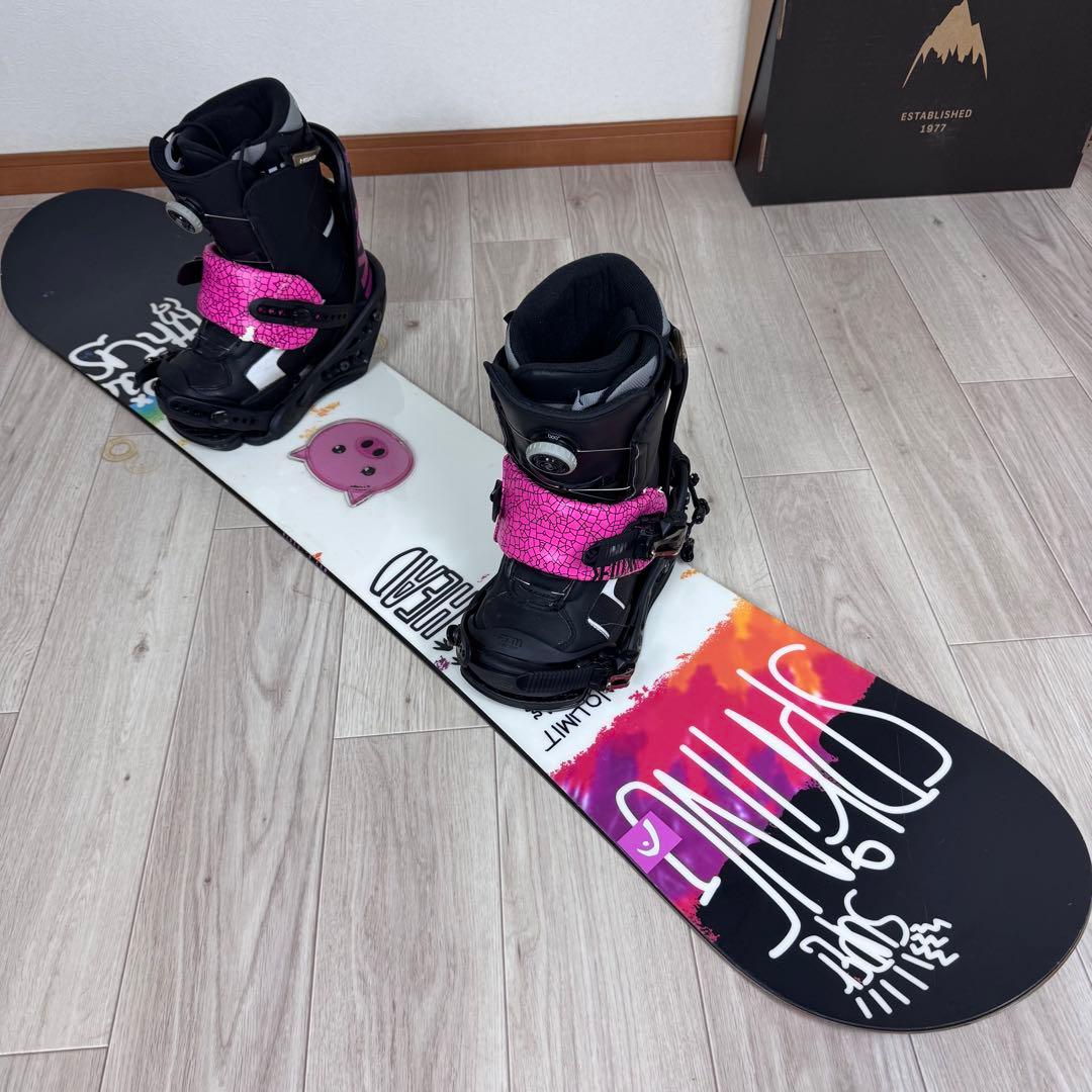 専用HEAD スノーボードセット 138cm ブーツ 24cm