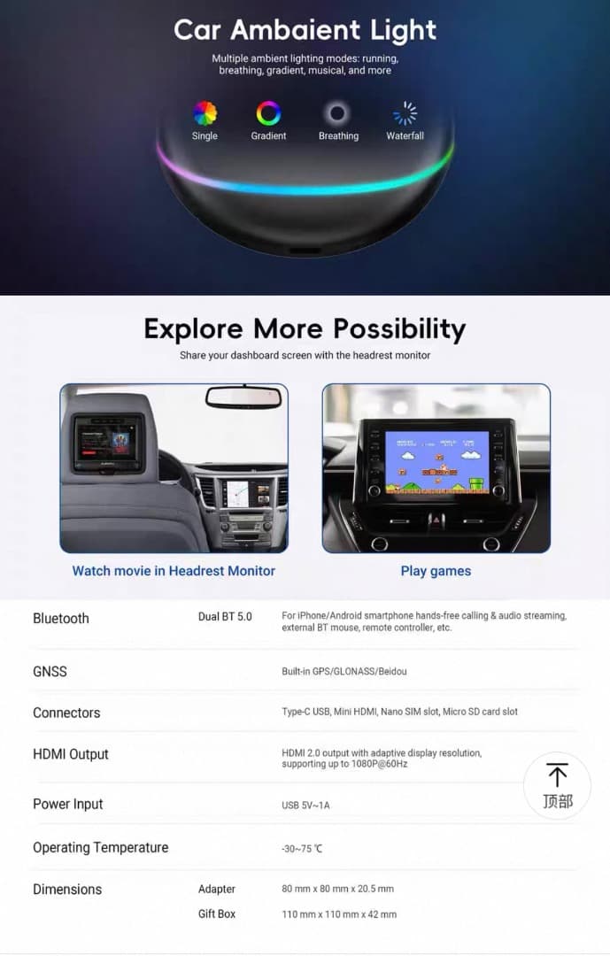 カーナビ ANDROID AI BOX OTTOCAST P3