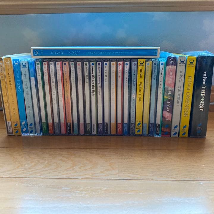 miwa CDシングル、アルバム（初回）