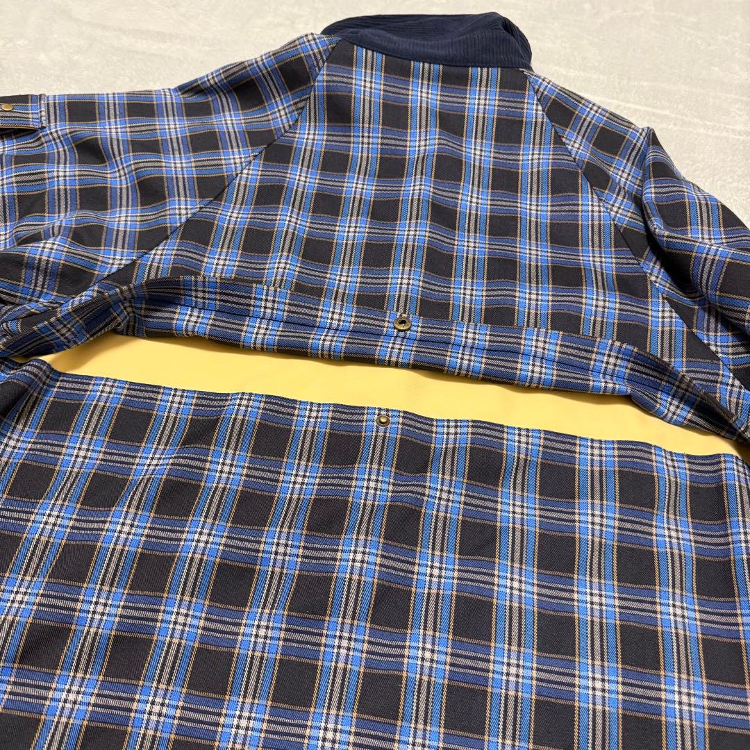 【完売品】TINA : JOJUN チェック柄　ハンティングジャケット　ブルー