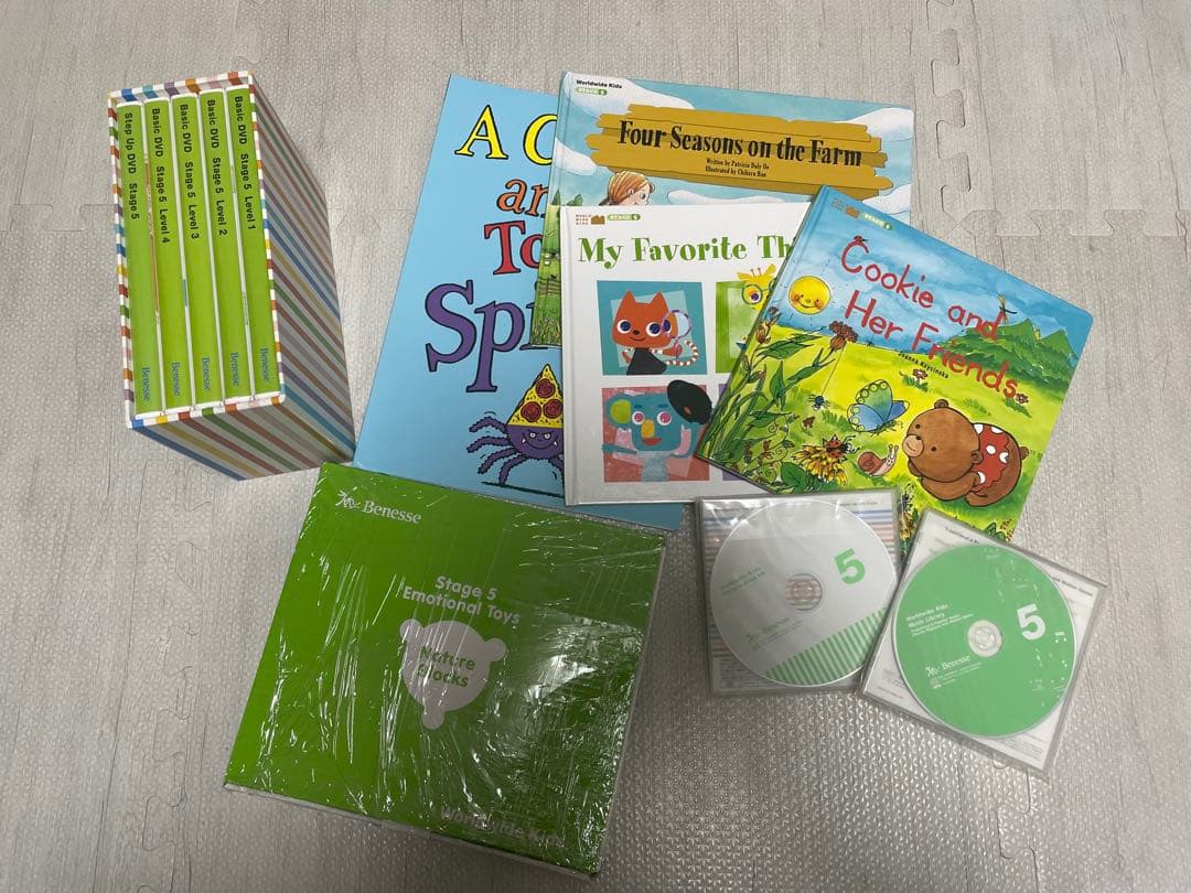 WWK stage4〜6 ワールドワイドキッズ　絵本　DVD CD