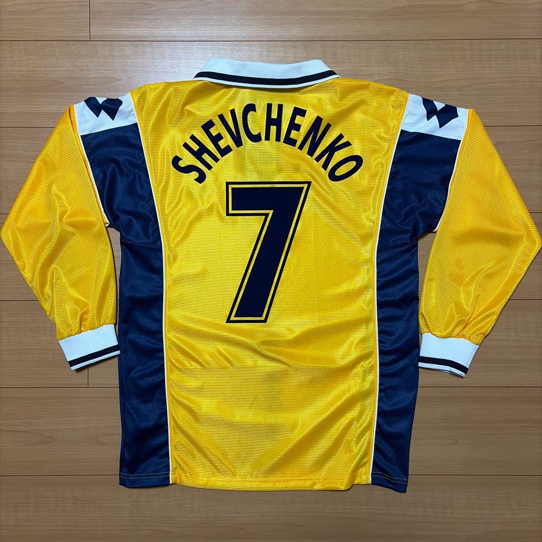 代表 2002年シェフチェンコ #7 長袖ユニフォーム【新品、タグ付】
