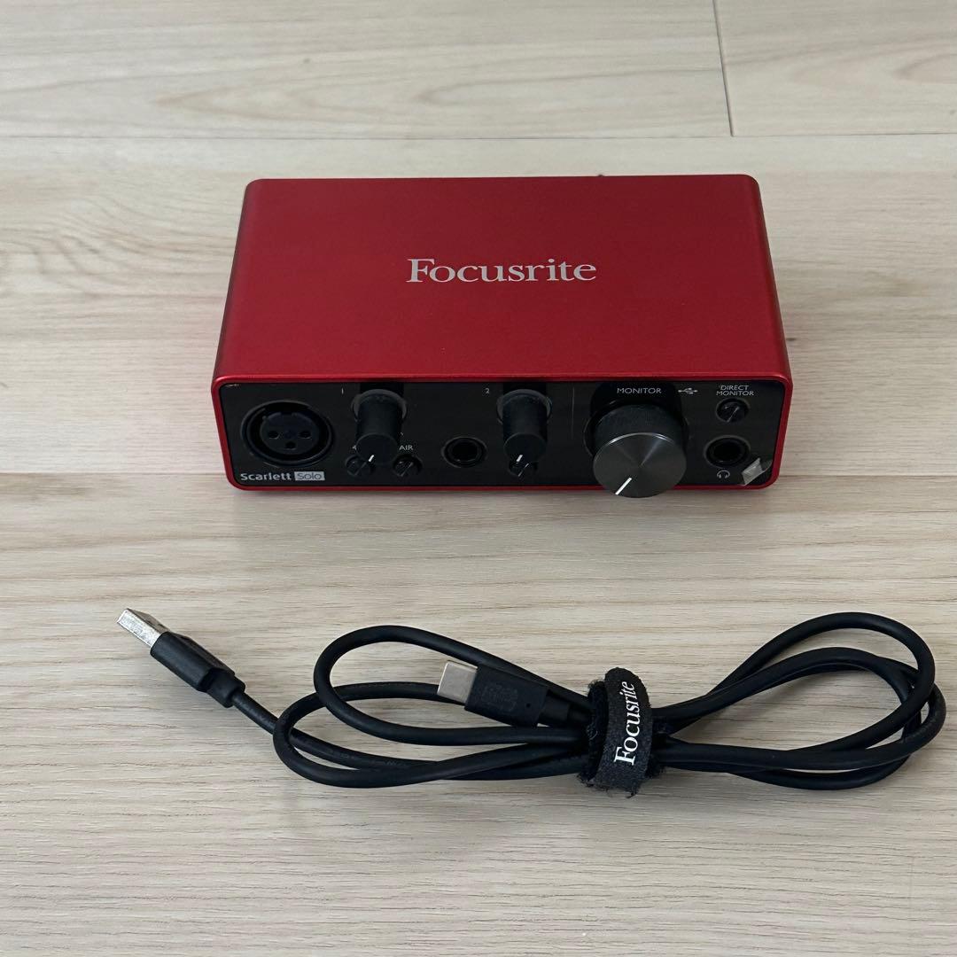 【美品】Focusrite Scarlett Solo Studio (gen3