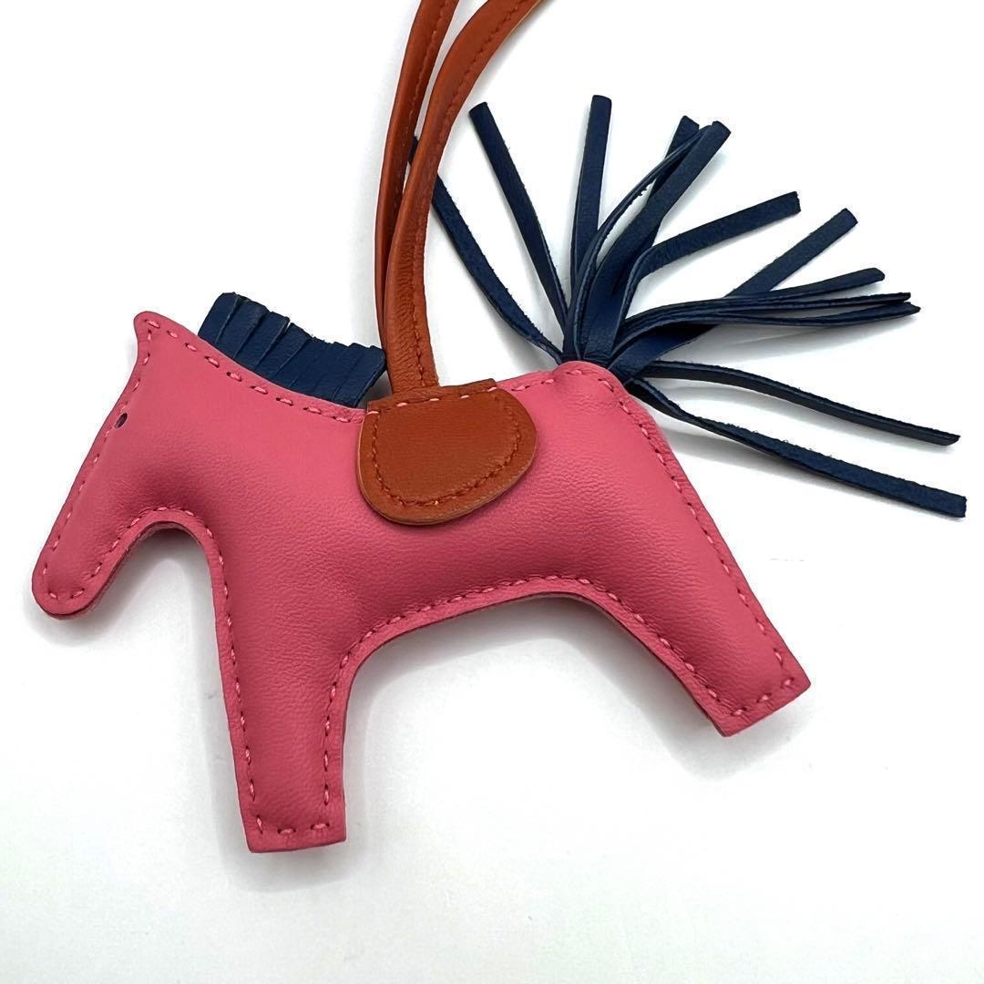 【極美品】エルメス チャーム ロデオ ペガサス レザー 馬 ホース
