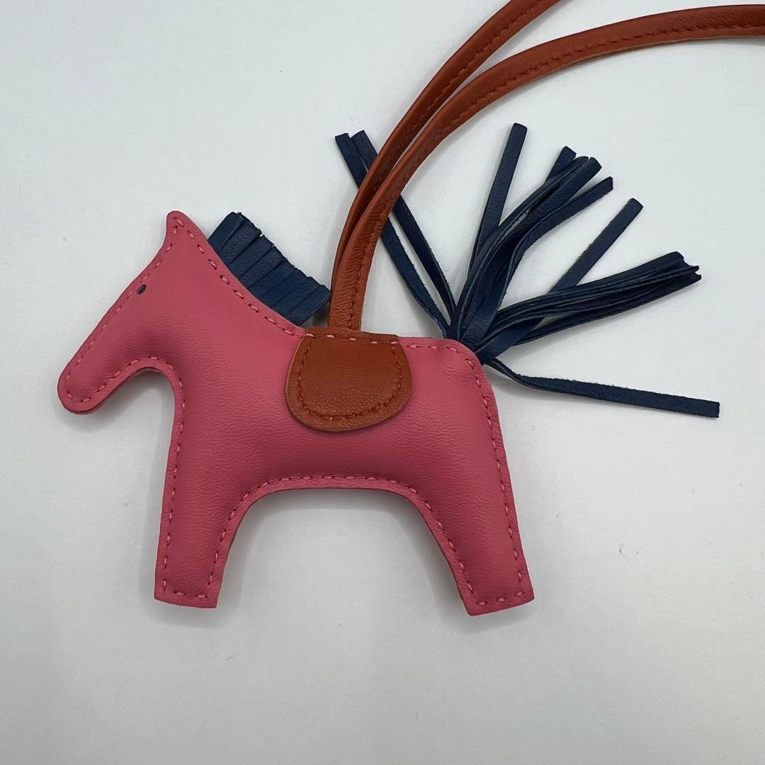 【極美品】エルメス チャーム ロデオ ペガサス レザー 馬 ホース