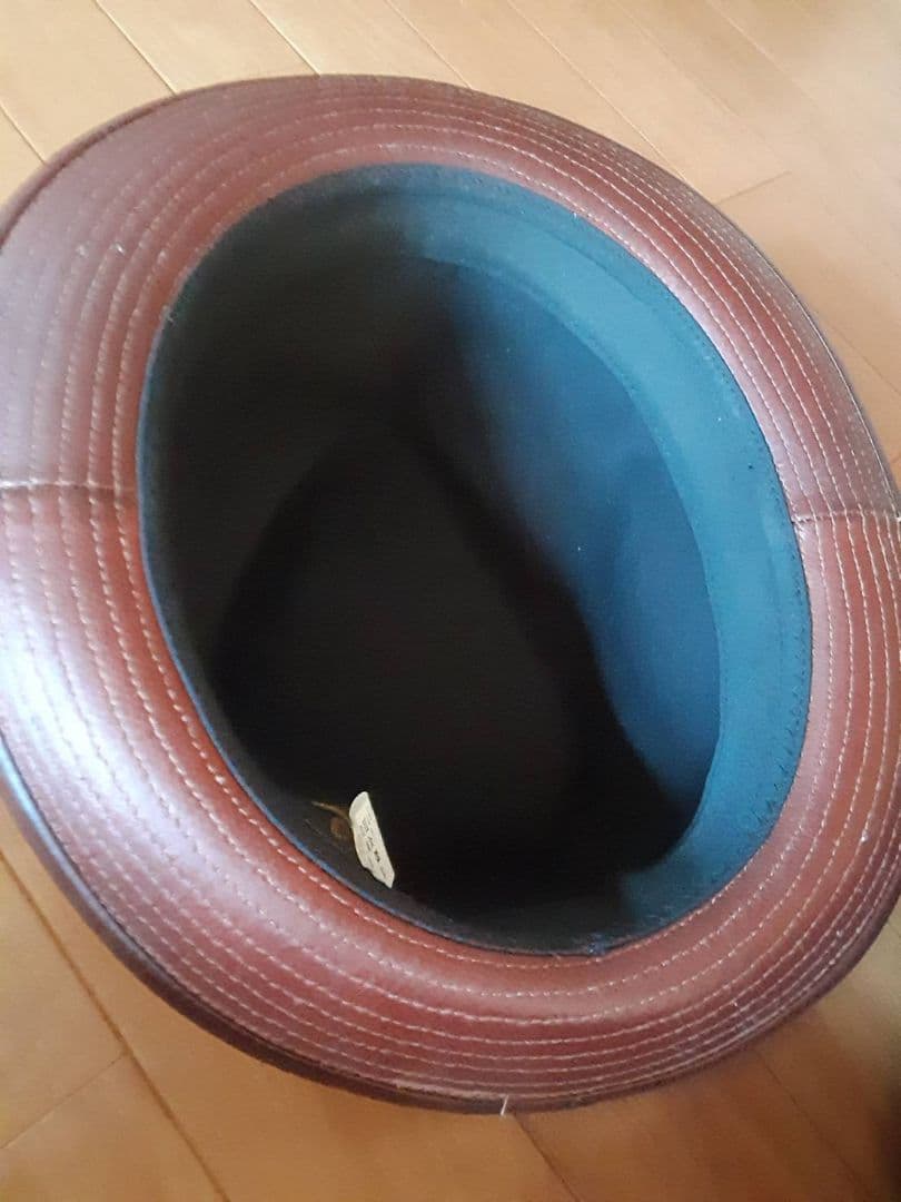 ハット　レザー　ニューヨークハット　カシラ　サイズ61センチ　バイカー