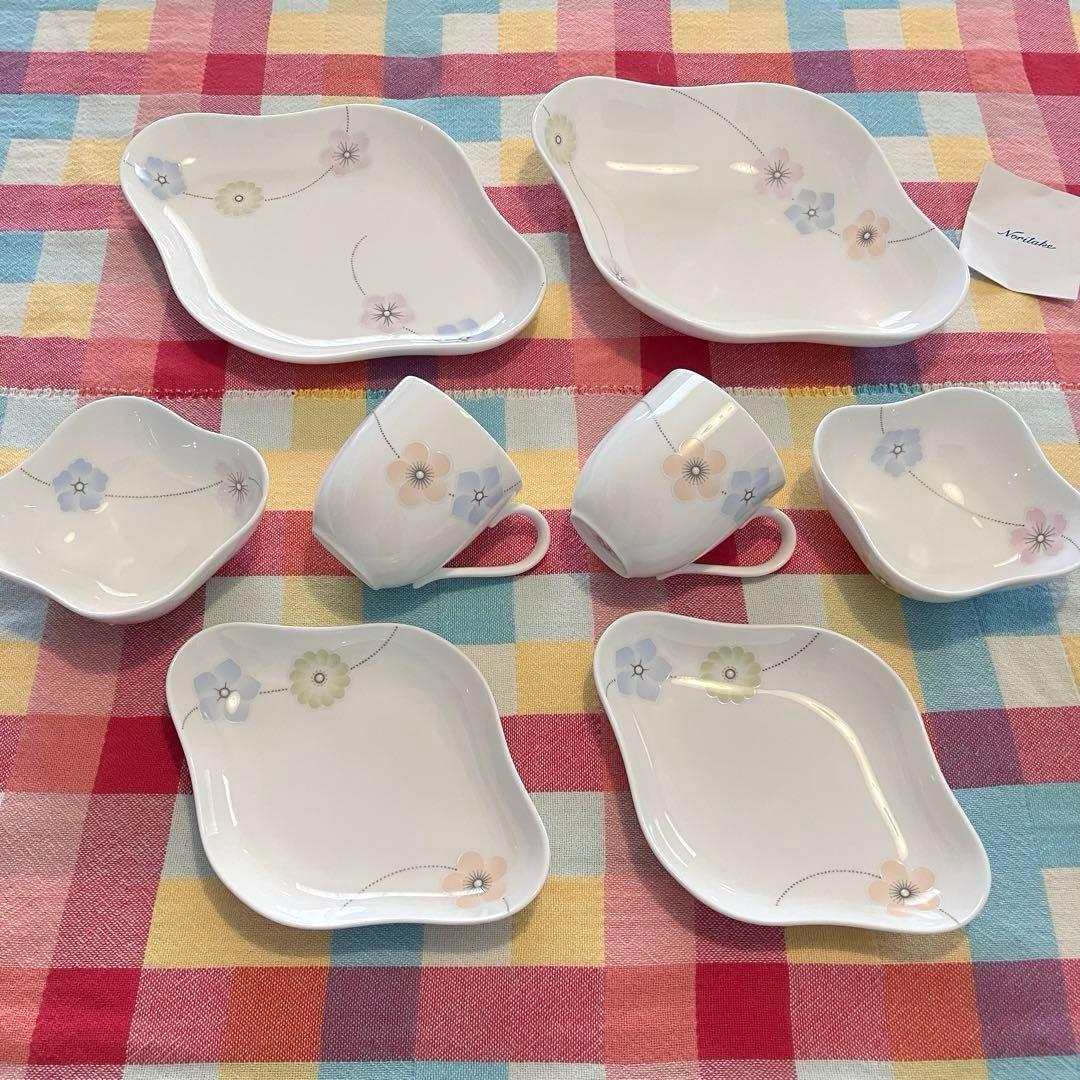 ノリタケ ボーンチャイナ／オーバル 菱形 プレート ボウル マグカップ