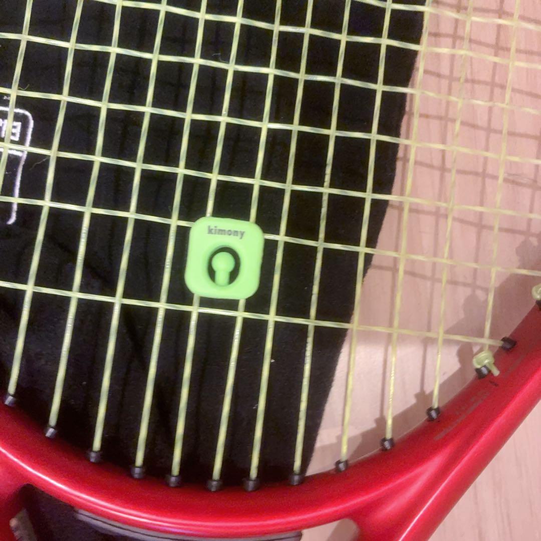 Prince テキストレート 赤 ラケット