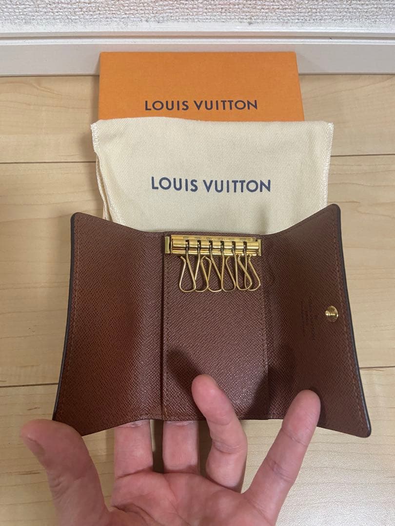LOUIS VUITTON モノグラム レザーキーケースミュルティクレ6新品