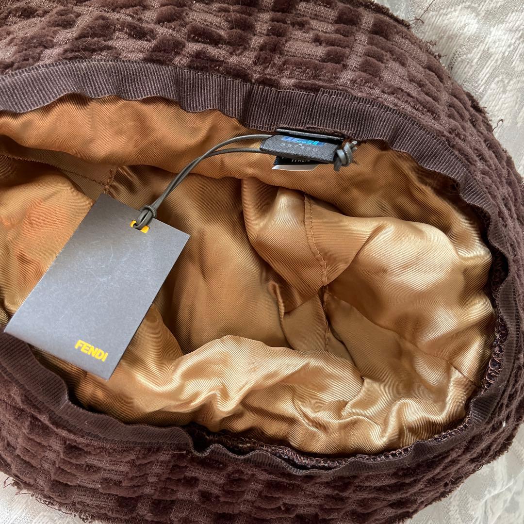 試着のみ　フェンディ　ズッカ　ハット