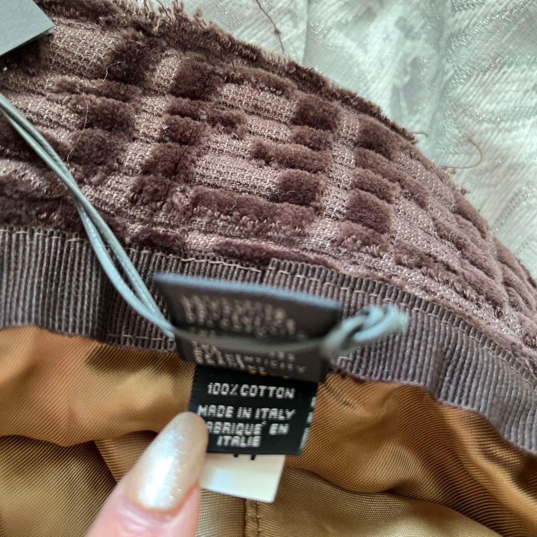 試着のみ　フェンディ　ズッカ　ハット