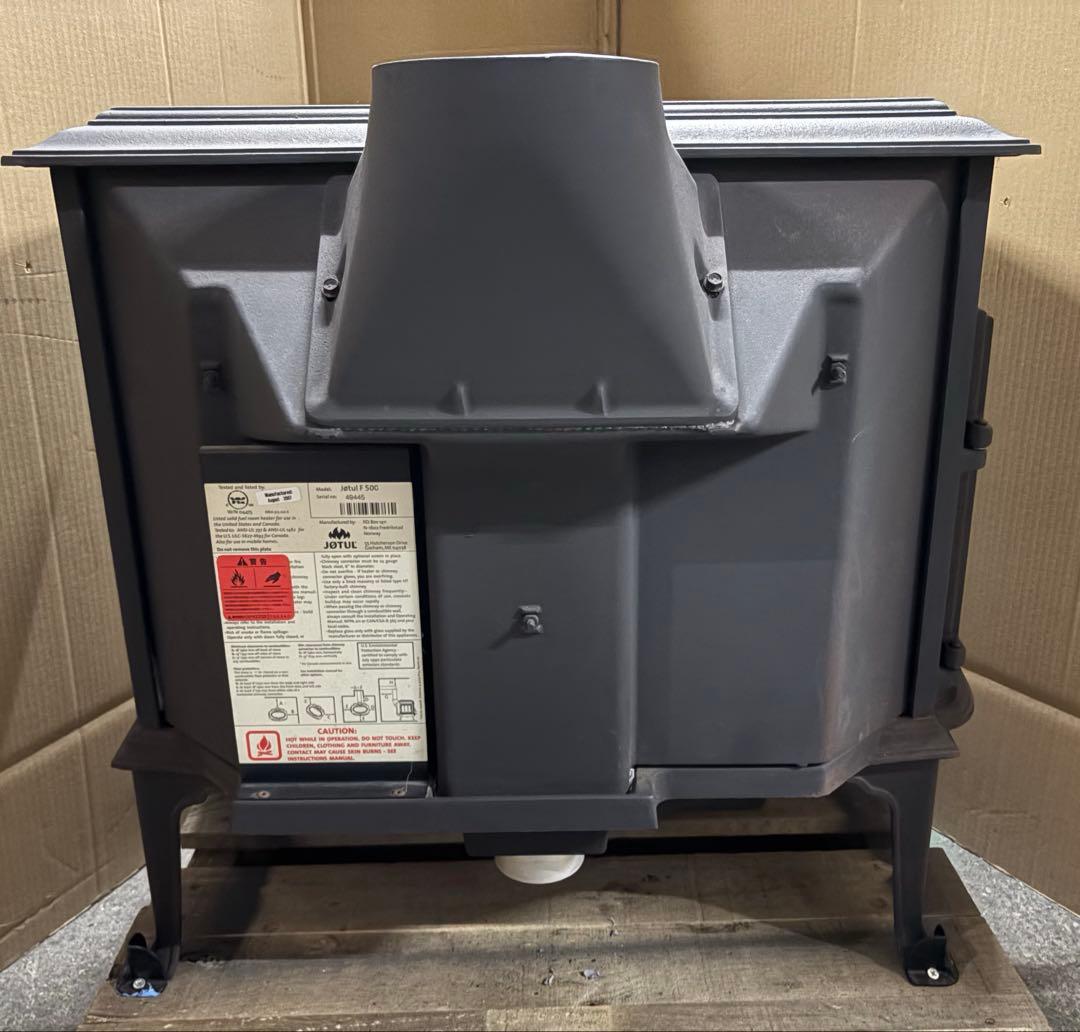 薪ストーブ ヨツール F500 黒 中古品 メンテナンス品