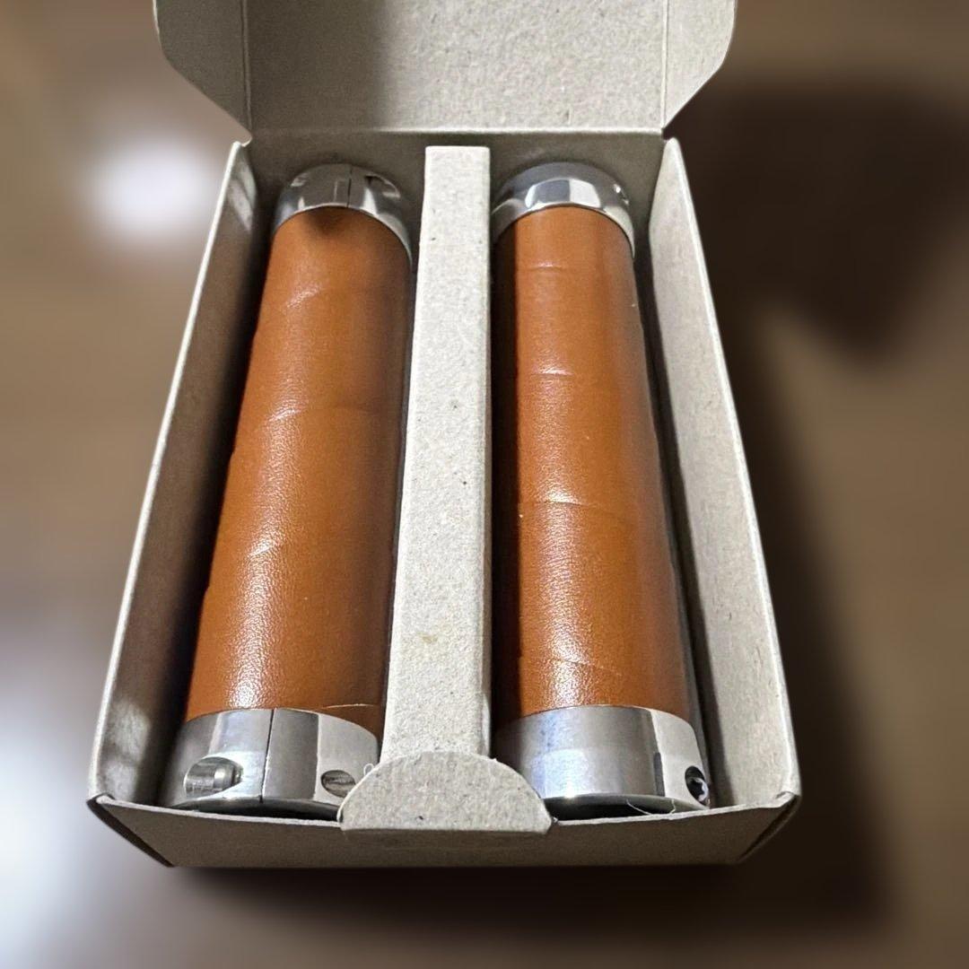ひ*ろ様 BROOKS SLENDER LEATHER GRIPS ハニー
