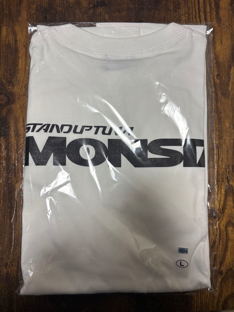 MONSI プリントロゴ Tシャツ Lサイズ