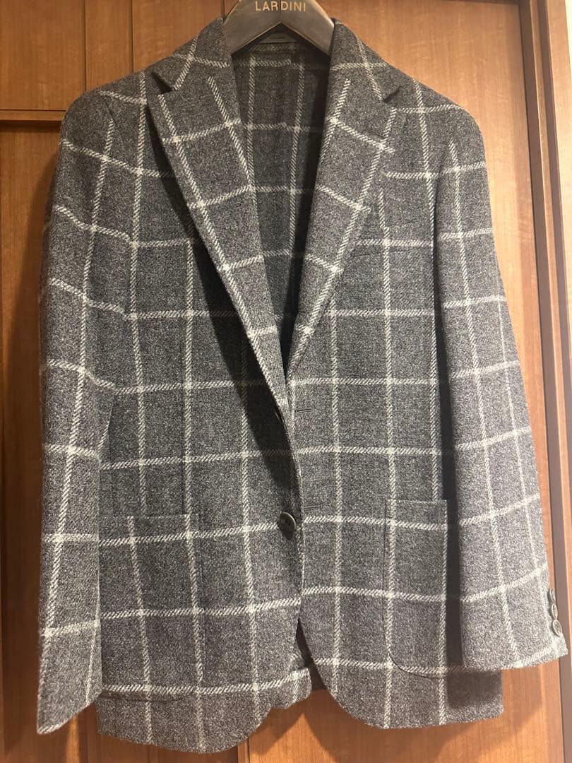 ⭐️BOGLIOLI⭐️グレー⭐️チェック‼️ジャケット‼️DOVER⭐️42