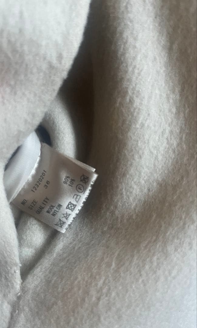 TODAYFUL アイボリー Wool Zip Blouson 36