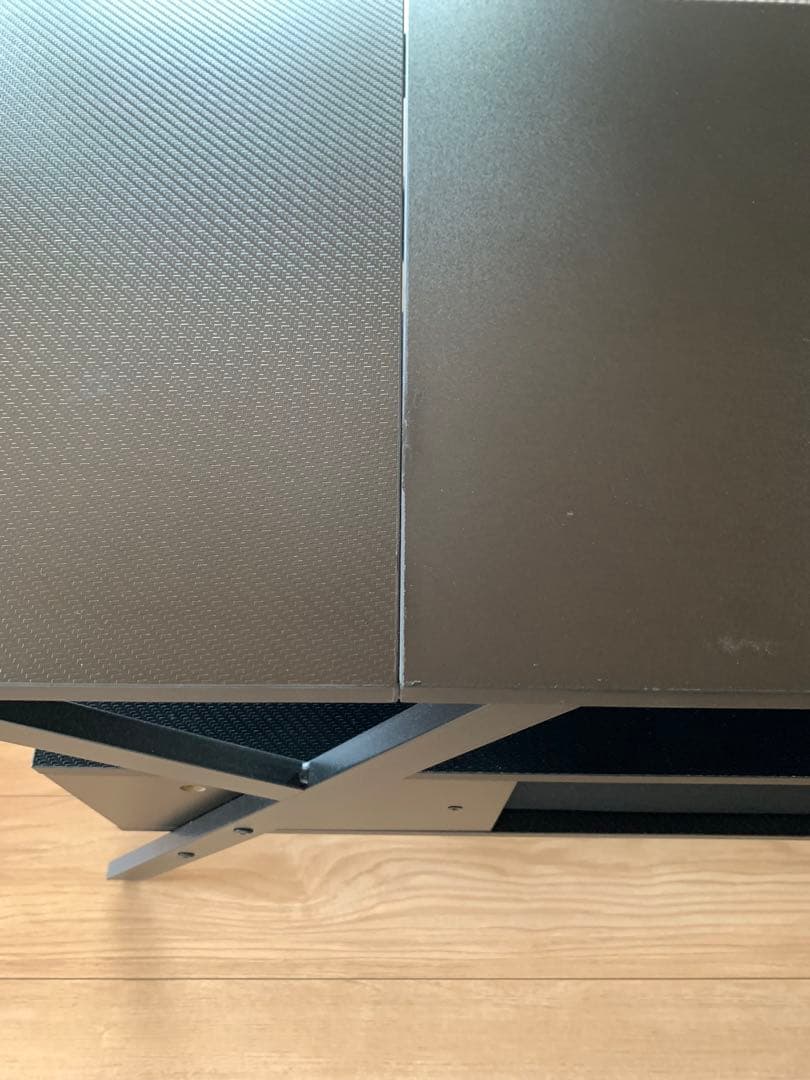 限定美品　TVボード　オーディオ　ラック　LEDカーボン