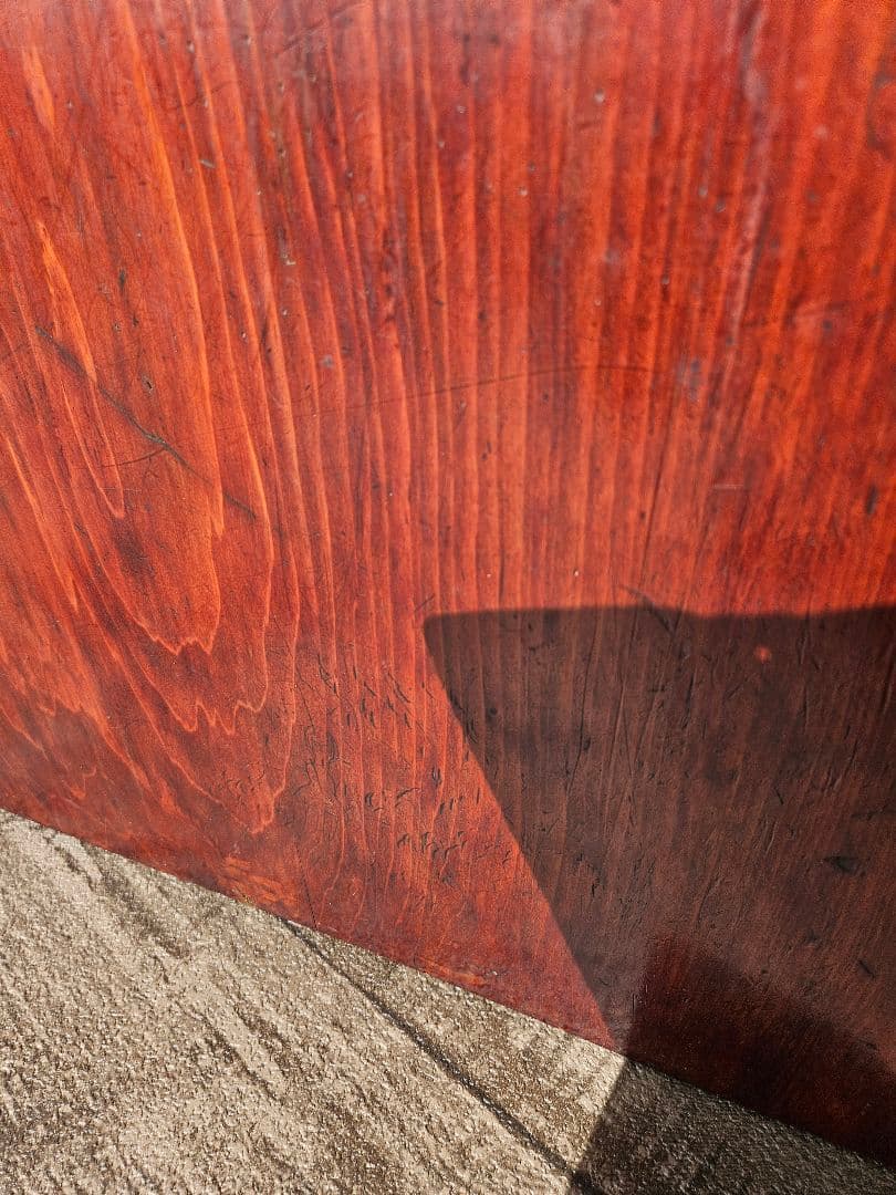 ジャパンヴィンテージ 一枚板 こたつ板天 厚さ約3cm 炬燵板 欅 無垢材 木製