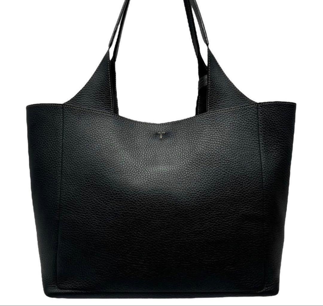 トッズ Tタイムレス　ミディアムトートバッグ