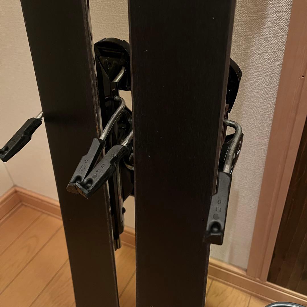 （サロモン） スキー板　ビンディング　（ケスレ）スキー靴（カザマ）ポール　セット