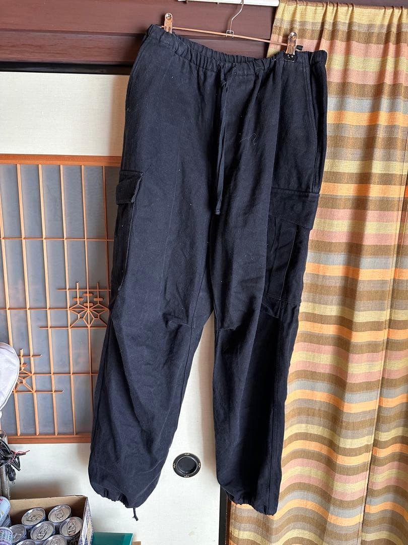 u*s様 comoli 25ss ブラックドリル6pパンツ　サイズ1